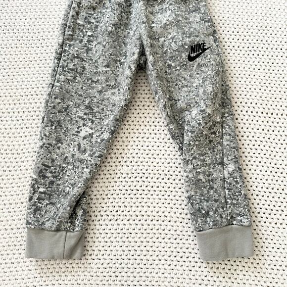 Nike Club HBR Digital Gray Camouflage Print Hoodie Sweatpant Jogger Sets 3-4 - Picture 8 of 11